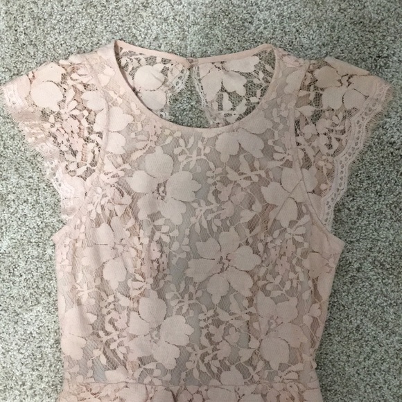 BCBGeneration Pink Lace Dress Size 2 - Picture 2 of 8